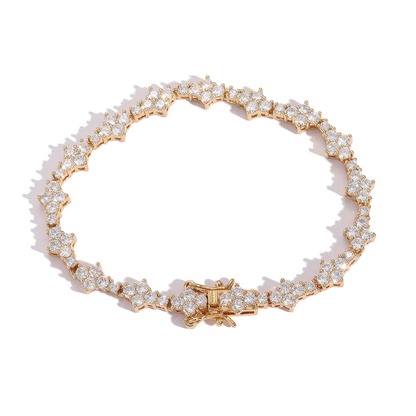Zircon Copper Decoration Women's Bracelet