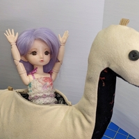 Bag-O-Saurs: Bronto - Cream & Black - Thumbnail 4