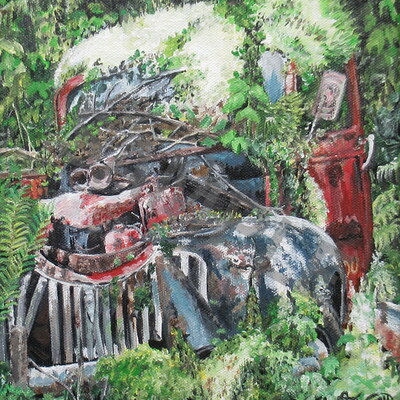 Deep moss rescue mission, by n.e.thompson, art print