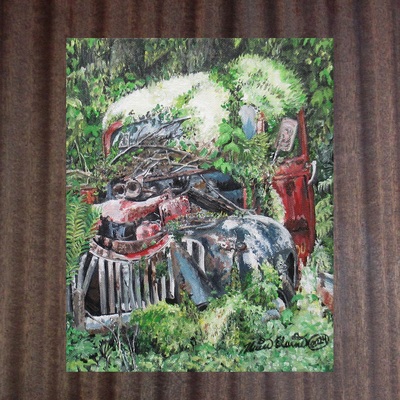 Deep moss rescue mission, by n.e.thompson, art print