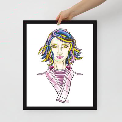 Cmy kei (framed print)