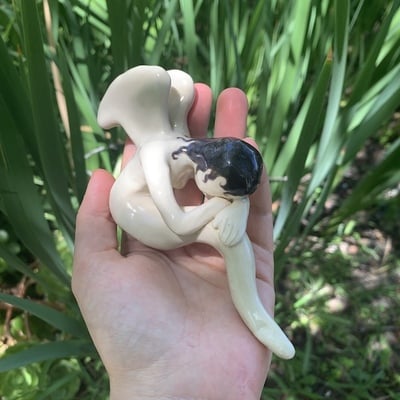 Angel serpent in despair