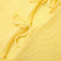 Yellow Lace Up Cardigan - Thumbnail 4