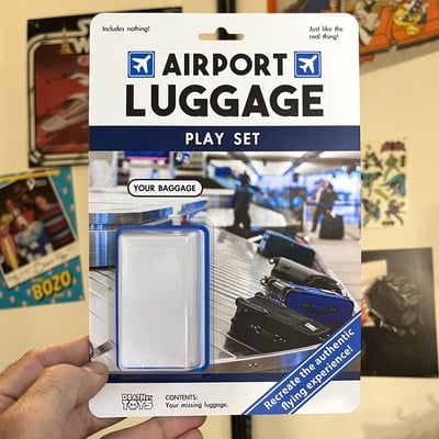 Airport luggage playset