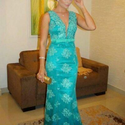 Elegant plus size black mother of bride/ groom dress simple blue appliques evening formal gowns prom dress