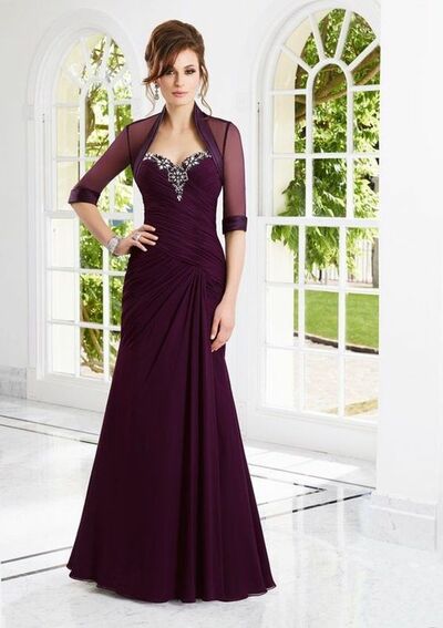 Burgundy Wine Red Mother of Bride/ Groom Dress Simple Evening Formal Gowns Prom Dress