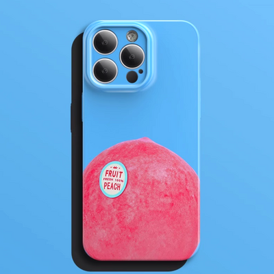 100% fresh peach iphone case 