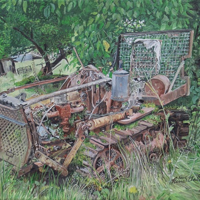 The crawler, by n.e.thompson, art print