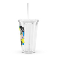 MVS Girl Clear plastic tumbler - Thumbnail 3
