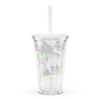 Astro City Girl Clear plastic tumbler - Thumbnail 1