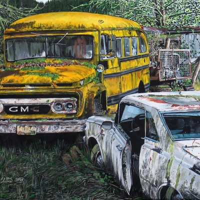 Field trip, by n.e.thompson, art print