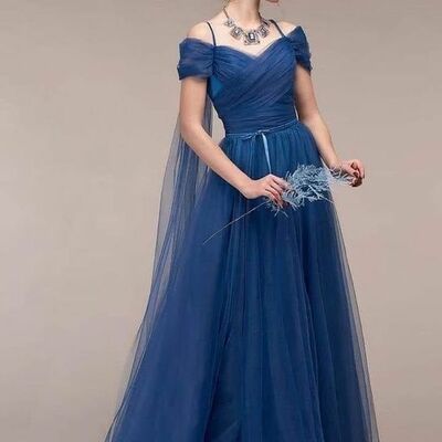 Royal blue mother of bride/ groom dress simpleevening formal gowns prom dress