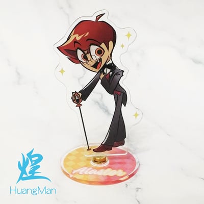 Hazbin hotel - alastor - human (acrylic rotating shaft)