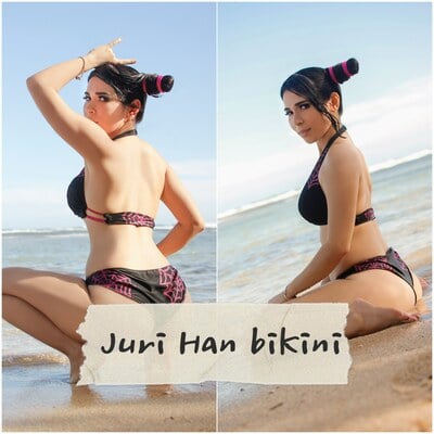Juri han bikini cosplay digital content set