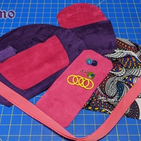 Sewing Kit - Purrsey Cat - Pink & Purple Cat - Thumbnail 2