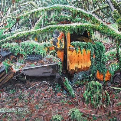 Mossquatch (side view), by n.e.thompson, art print