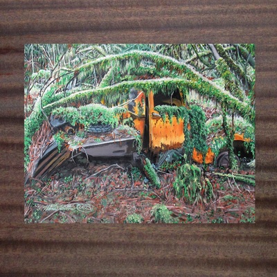 Mossquatch (side view), by n.e.thompson, art print