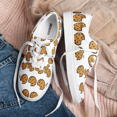 Mens lace-up canvas shoes