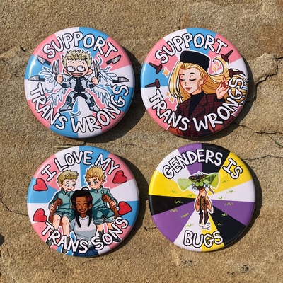 [Trigun] Transgun Button Pins