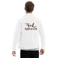 Faith to Live-FtL Unisex denim jacket - Thumbnail 5
