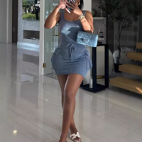 Casual Tight Fitting Two Piece Sleeveless Vest Set - Thumbnail 1