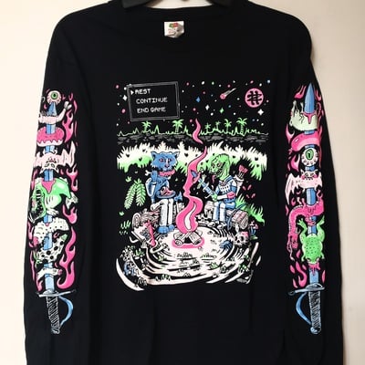 "bandit camp" long sleeve shirt (black)