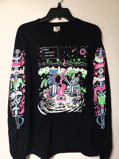"Bandit Camp" Long Sleeve Shirt (black)