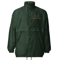 Faith to Live-FtL Unisex Windbreaker - Thumbnail 4