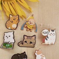 (Choose yourself) Meme Cat enamel pins - Thumbnail 2