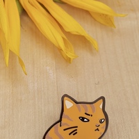 (Choose yourself) Meme Cat enamel pins - Thumbnail 3