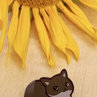 (Choose yourself) Meme Cat enamel pins - Thumbnail 7