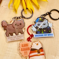 Cat Meme Acrylic Charms - Thumbnail 1