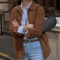 VINTAGE SUEDE BOMBER JACKET  - Thumbnail 2