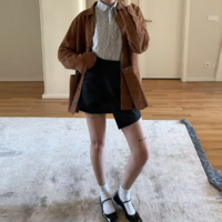 VINTAGE SUEDE BOMBER JACKET  - Thumbnail 3