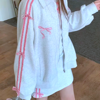 *Free Shipping*COQUETTE BOWS SIDE-STRIPE TRACK SUIT   - Thumbnail 5