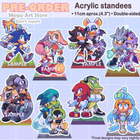 Sonic duos standees - Thumbnail 1