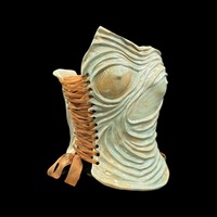 Greek Goddess  3 piece wearable ceramic corset by: Nicole Moan  - Thumbnail 1