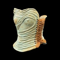 Greek Goddess  3 piece wearable ceramic corset by: Nicole Moan  - Thumbnail 7