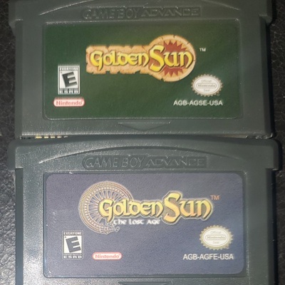 Golden sun and the lost age gba video game boy advance nintendo