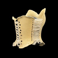 Bottocino 3 piece wearable ceramic corset by: Nicole Moan  - Thumbnail 3