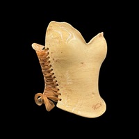 Denizli Travertine 3 piece wearable ceramic corset by: Nicole Moan  - Thumbnail 1