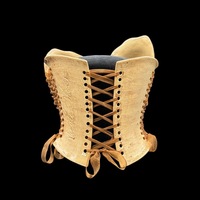 Denizli Travertine 3 piece wearable ceramic corset by: Nicole Moan  - Thumbnail 4