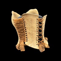 Denizli Travertine 3 piece wearable ceramic corset by: Nicole Moan  - Thumbnail 5