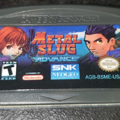 Metal slug advance gba video game boy advance nintendo