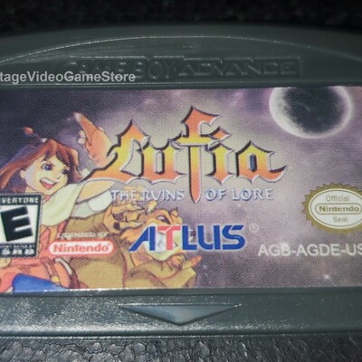 Lufia the ruins of lore gba video game boy advance nintendo