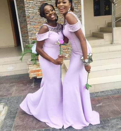 Lavender Bridesmaid Dresses Mermaid for Wedding Party