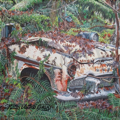 Disappearing act, by n.e.thompson, art print