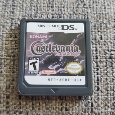 Castlevania portrait of ruin nintendo ds video game cartridge 2008