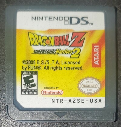 DBZ Supersonic Warriors 2 Nintendo DS Video Game Cartridge Dragonball Z 2005