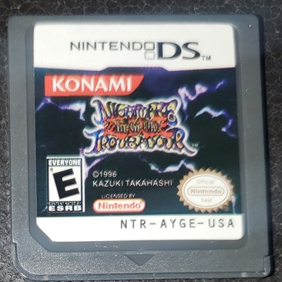 Yu-gi-oh nightmare troubadour nintendo ds video game cartridge
